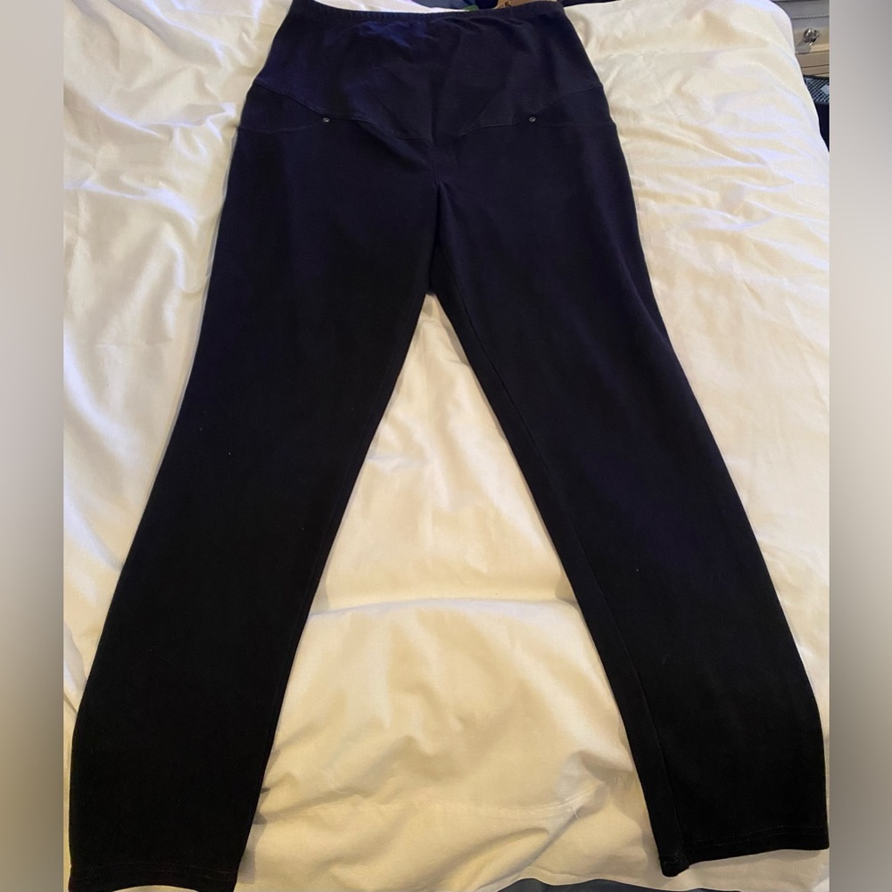Time and True NEW Black Maternity Pants Size L